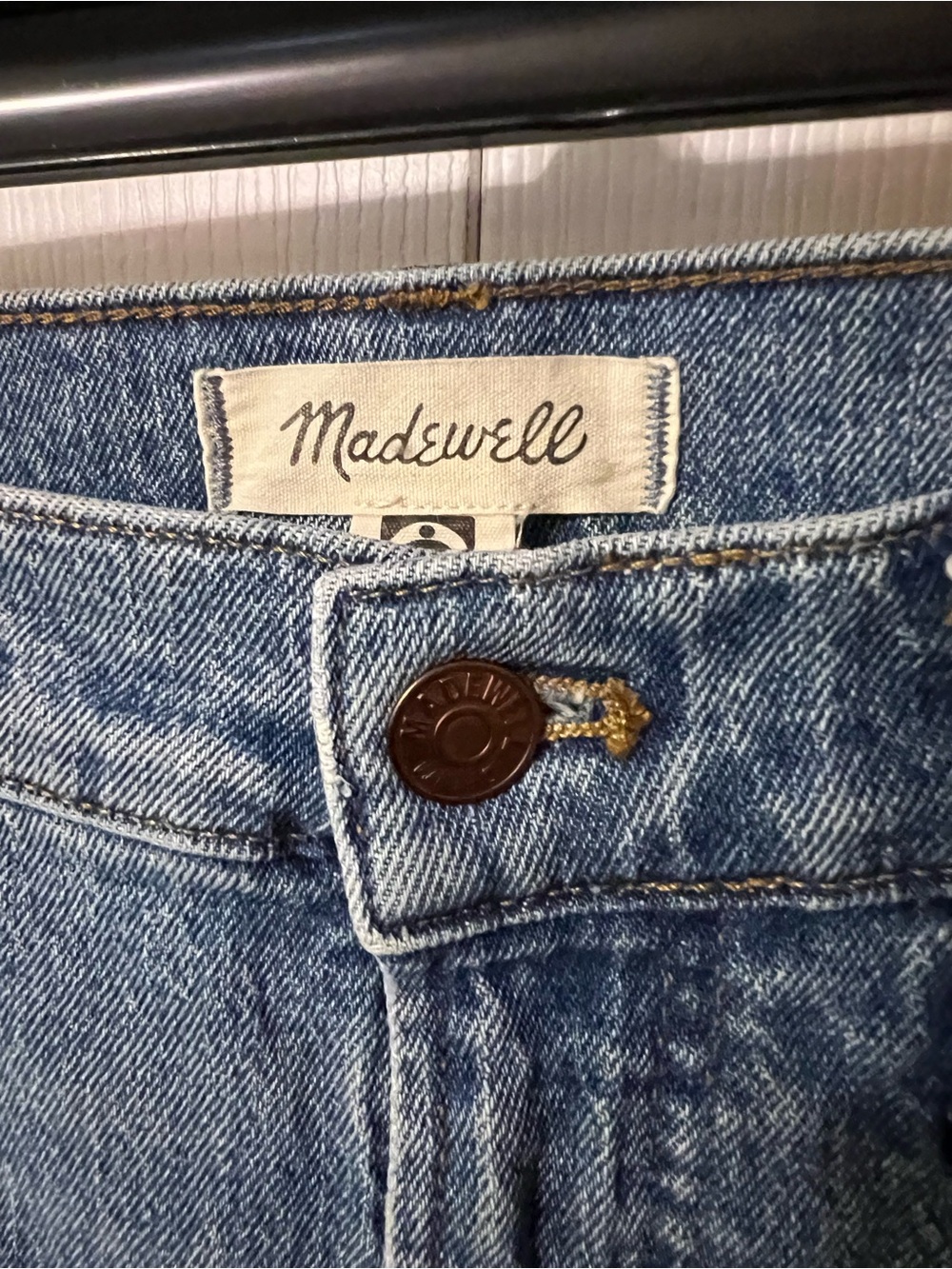 Madewell The Perfect Vintage Jean Raw Hem Medium Wash Size 29 - Picture 7 of 13